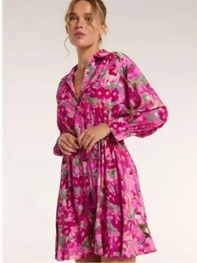 HERMOZA  Rebecca Collared Mini Dress $238